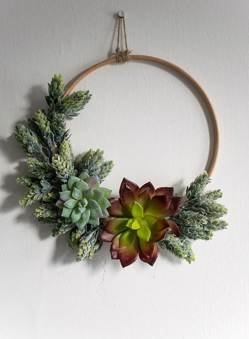 Beautiful Succulent Wreath 3