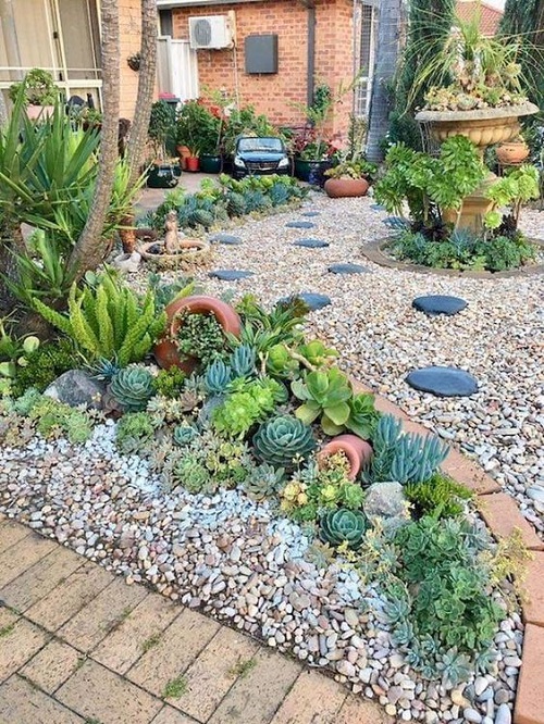 best succulent rock garden ideas