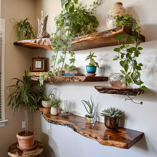 DIY Floating Succulent Shelves That Look Incredible