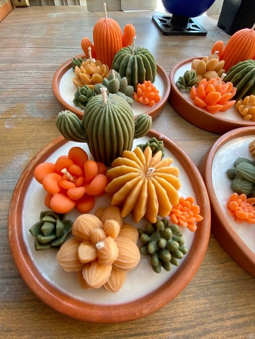 Succulent Candle Ideas