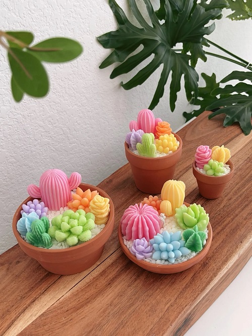 Succulent Candle Ideas 7
