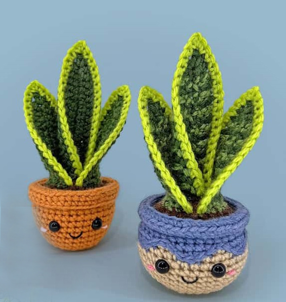 Snake plant crochet patterns 1