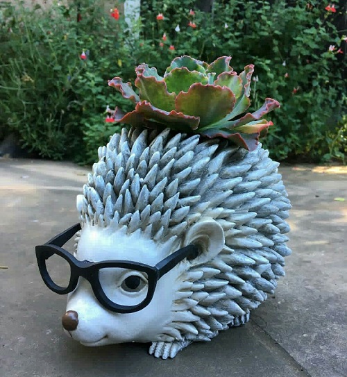 easy to make Animal Clay Planter 2