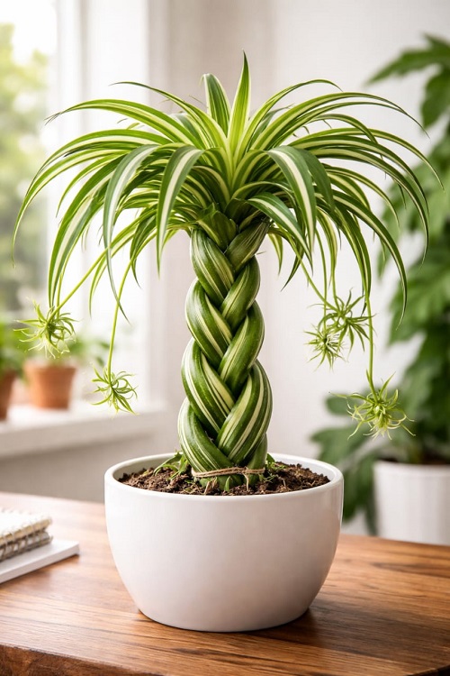 Grow a Braided Spider Plant 6