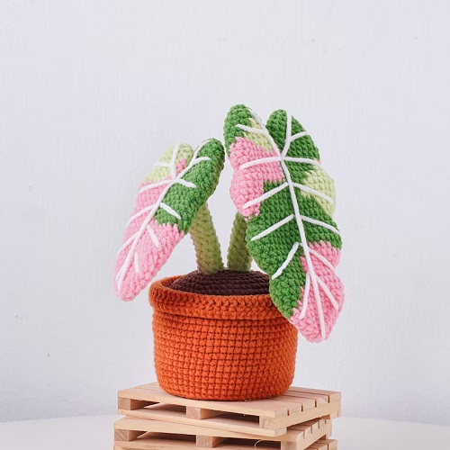 DIY Crochet Alocasia Plants 3