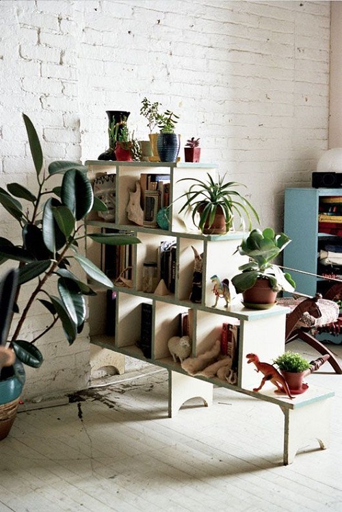 indoor plant shelf