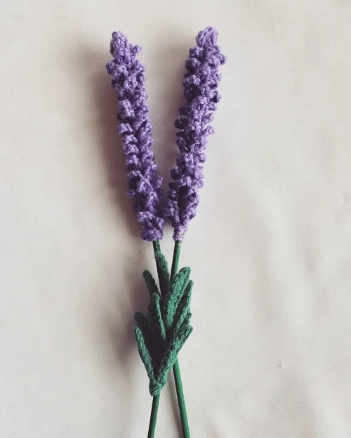 DIY Crochet Lavender Plant 2