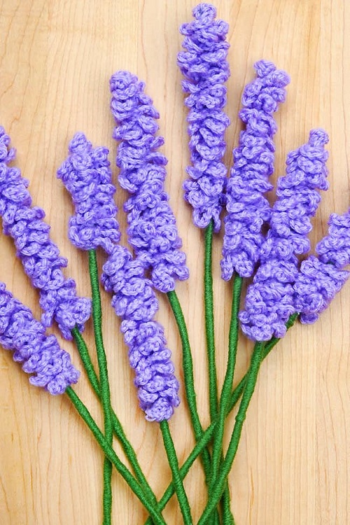 Crochet Lavender Plant free pattern