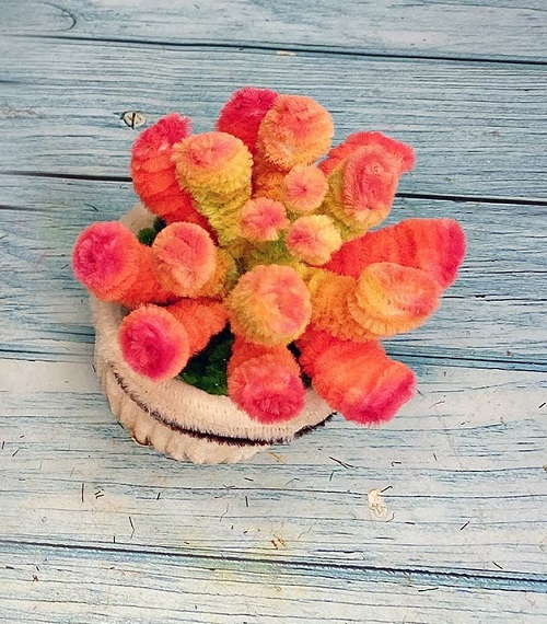 beautiful Pipe Cleaner Succulents