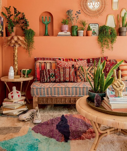 succulent on boho room decor