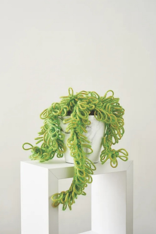 realistic succulent vines free crochet patterns 