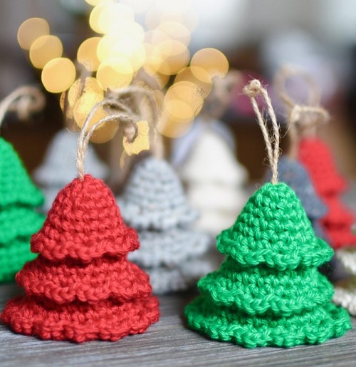 Rustic Tree Ornaments
Free Amigurumi Crochet Pattern